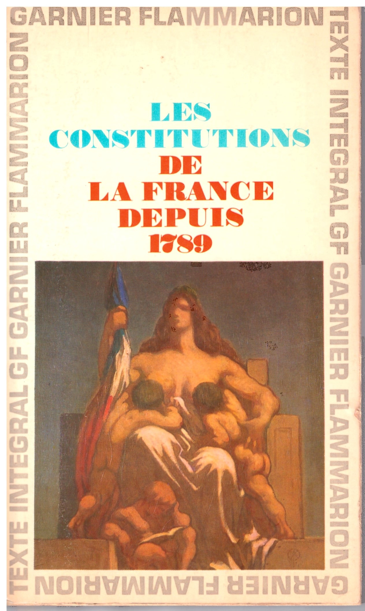 Les costitution de la France de puis 1789.