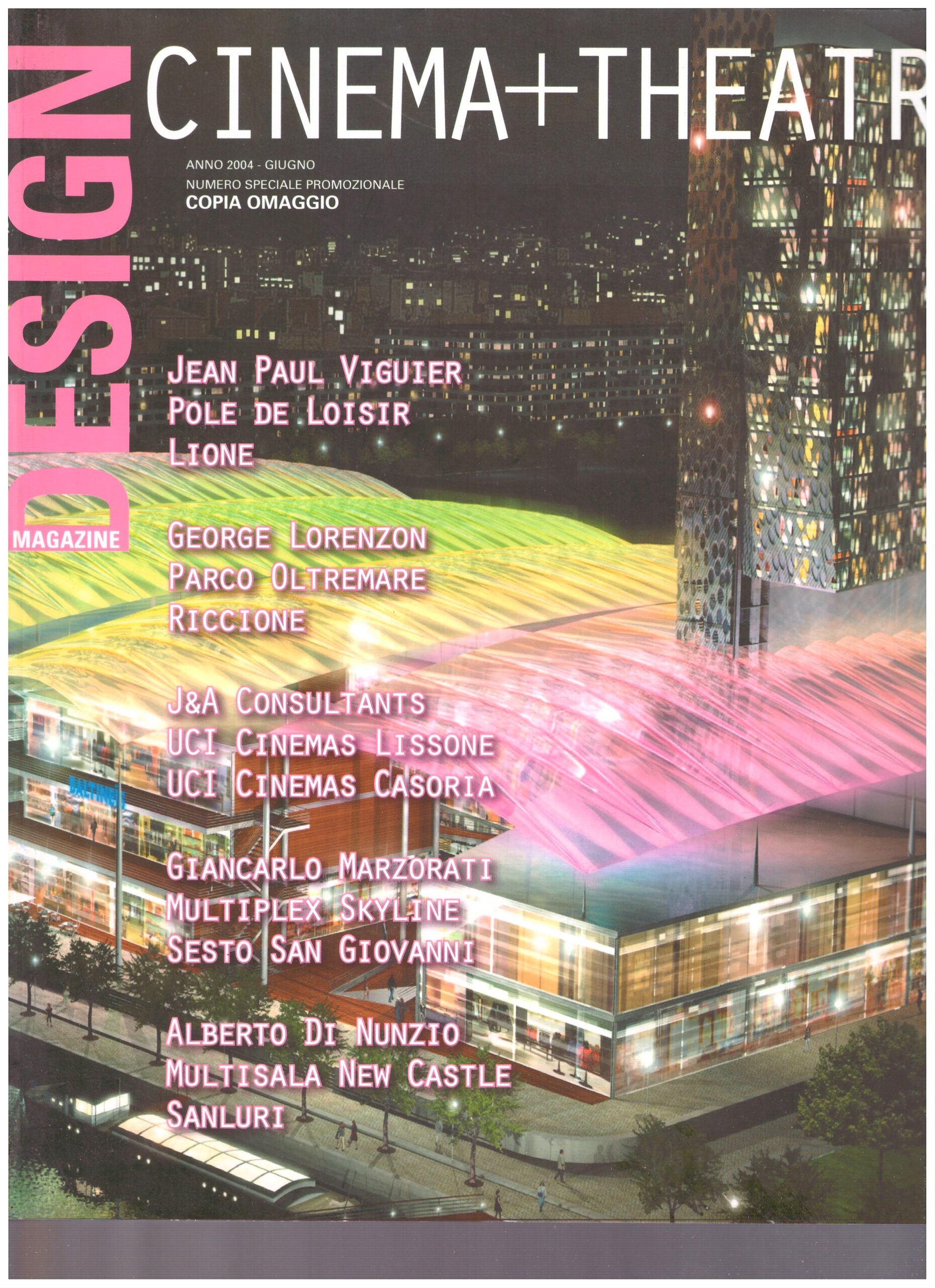 DESIGNE CINEMA + THEATRE - RIVISTA.