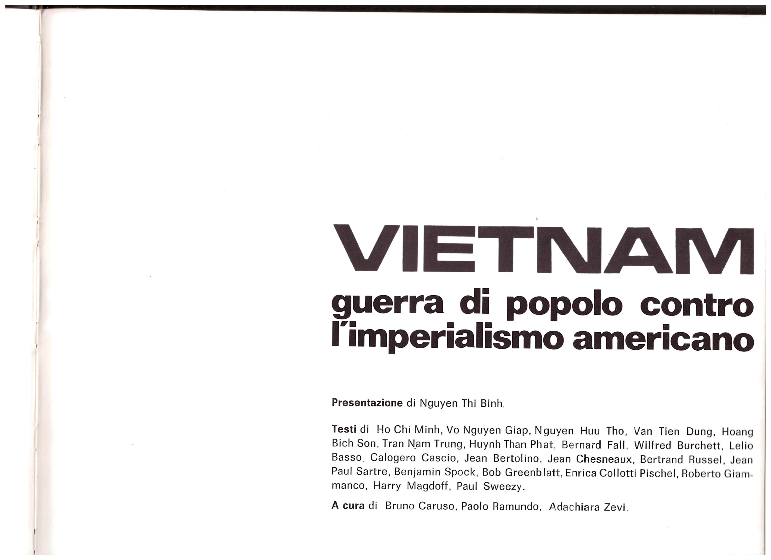VIETNAMEN - Guerra di popolo contro l'imperialismo americano