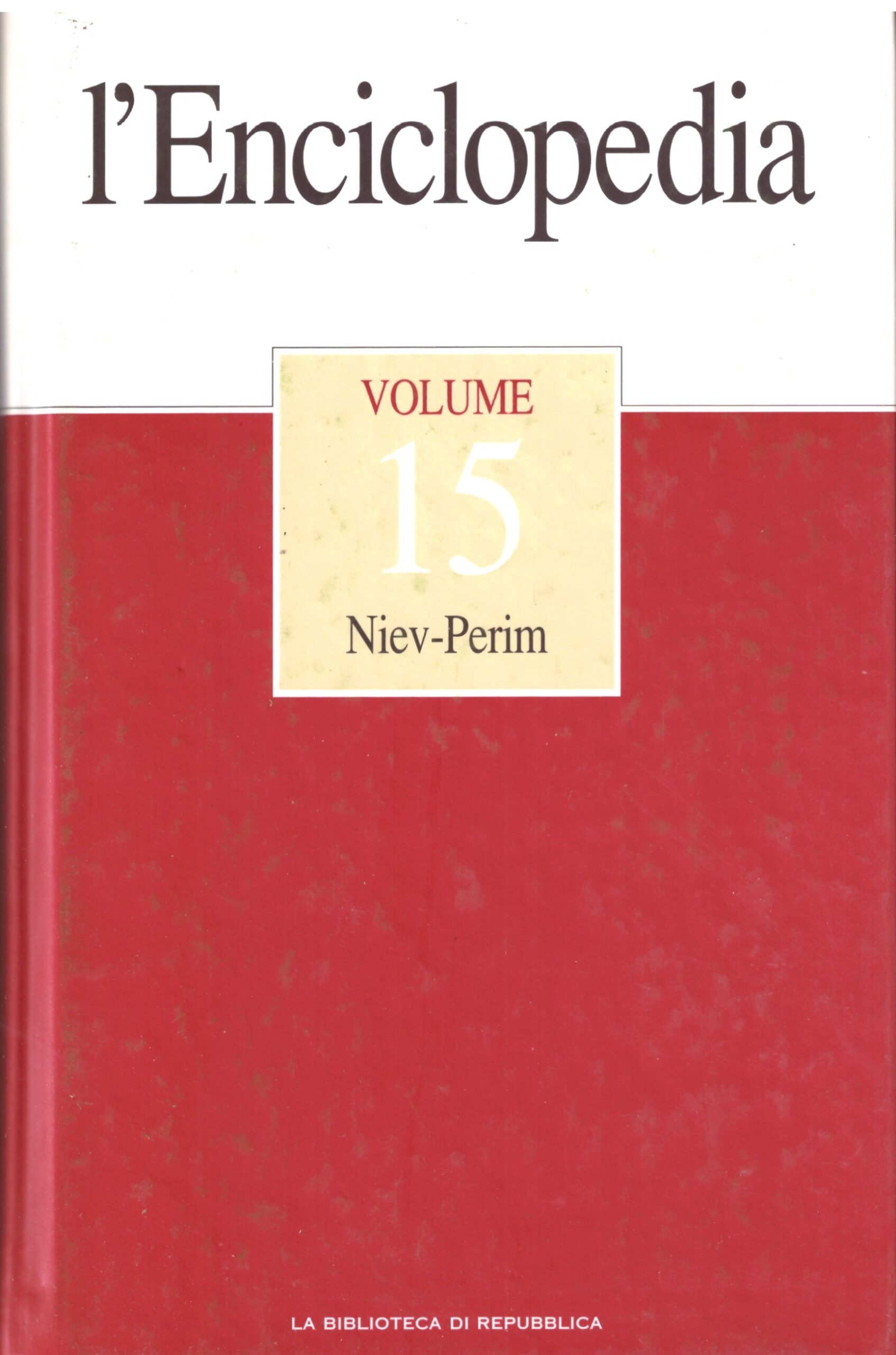 L'ENCICLOPEDIA VOLUME 15