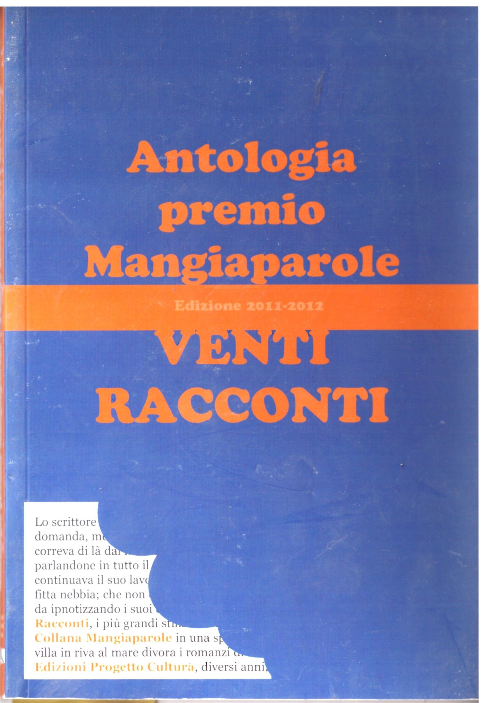 Antologia premio Mangiaparole - VENTI RACCONTI