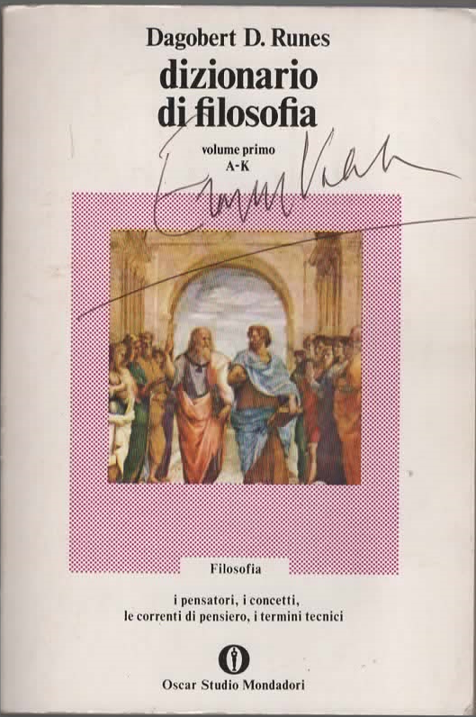 Dizionario di filosofia – Dagober D. Runes (1972)