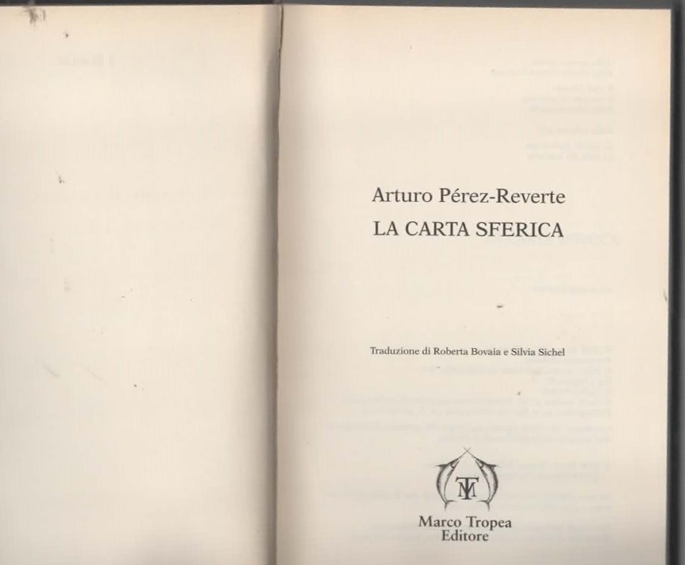 LA CARTA SFERICA – Arturo Pérez – Reverte